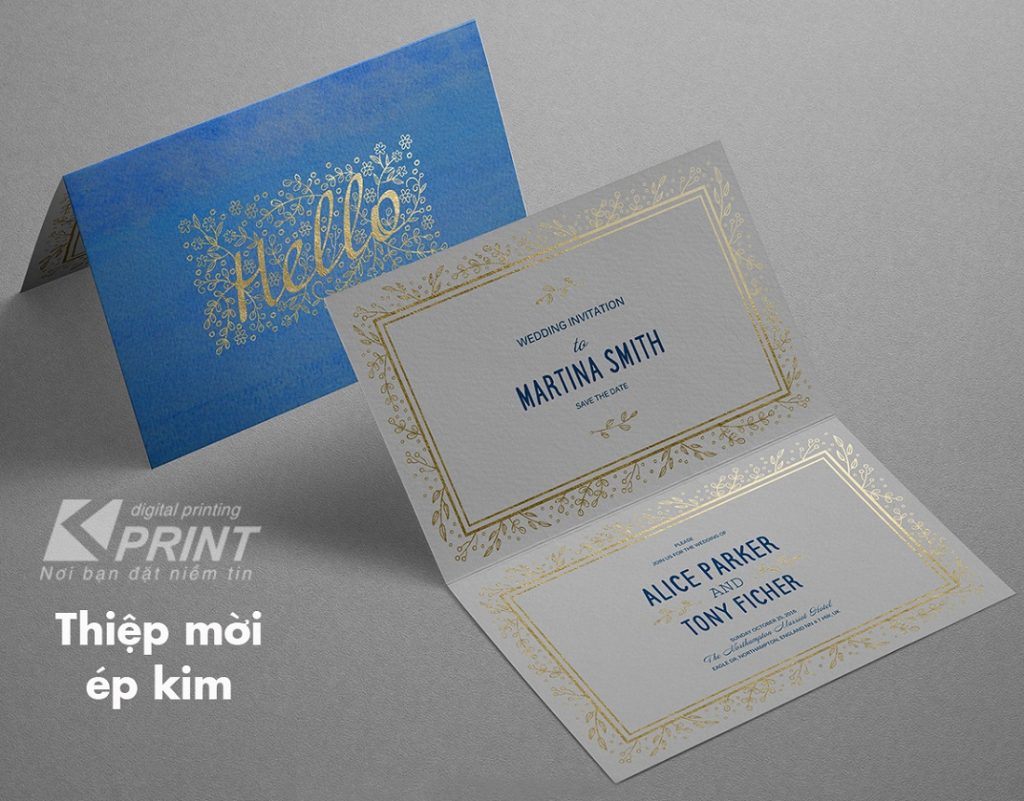 mẫu thiệp cưới hiện đại
