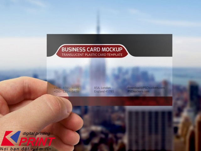 in card visit số lượng ít
