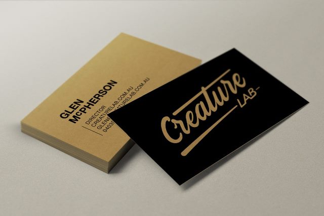 business card design
