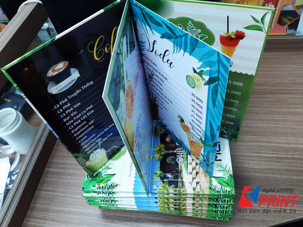 chất liệu giấy in menu đẹp