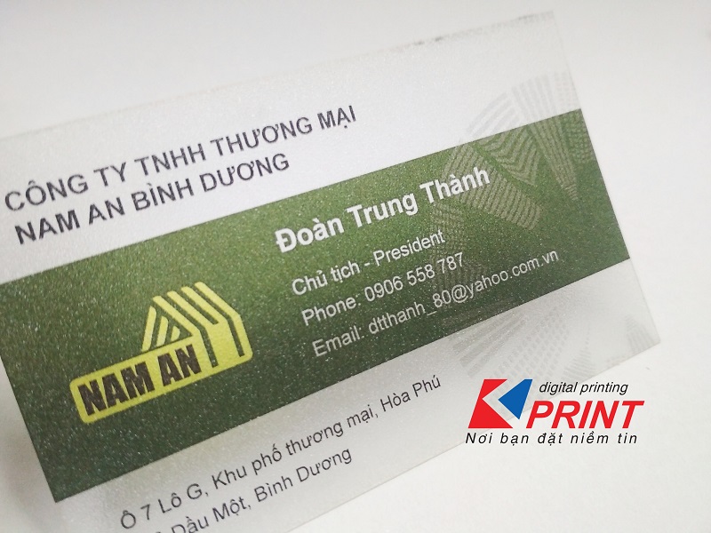 giấy in card