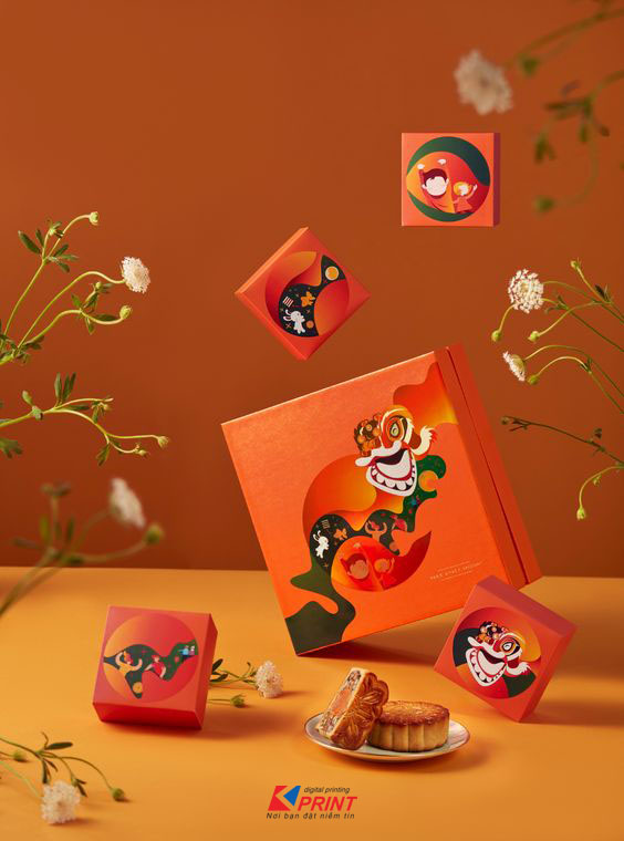 làm hộp đựng bánh trung thu